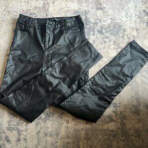 Polyester pants black